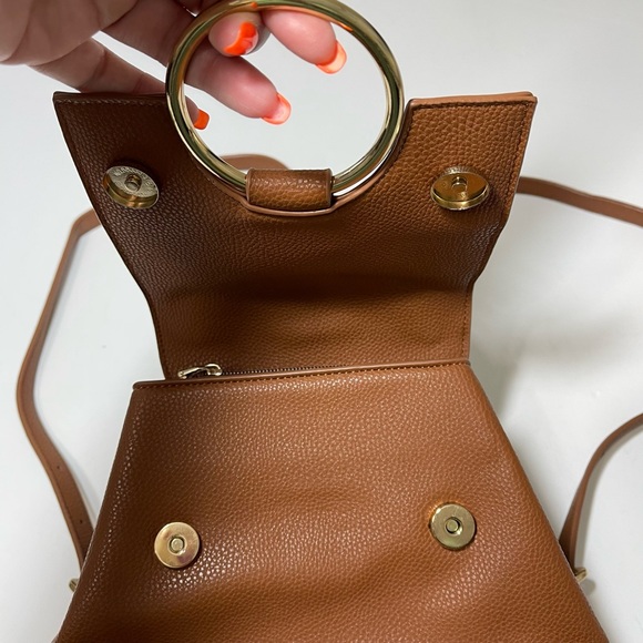 Faux Leather O-Ring Mini Backpack - Picture 6 of 12